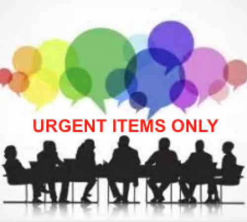 Council: Urgent items
