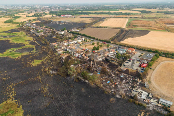 220720 Wennington fire risk Telegraph Jamie Lorriman