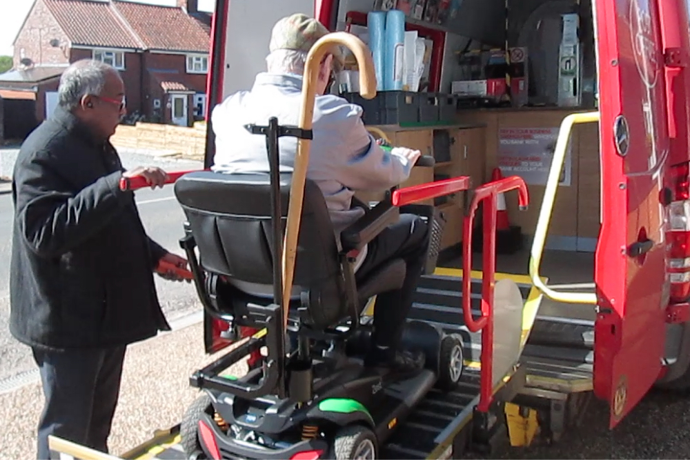 The new mobile post office