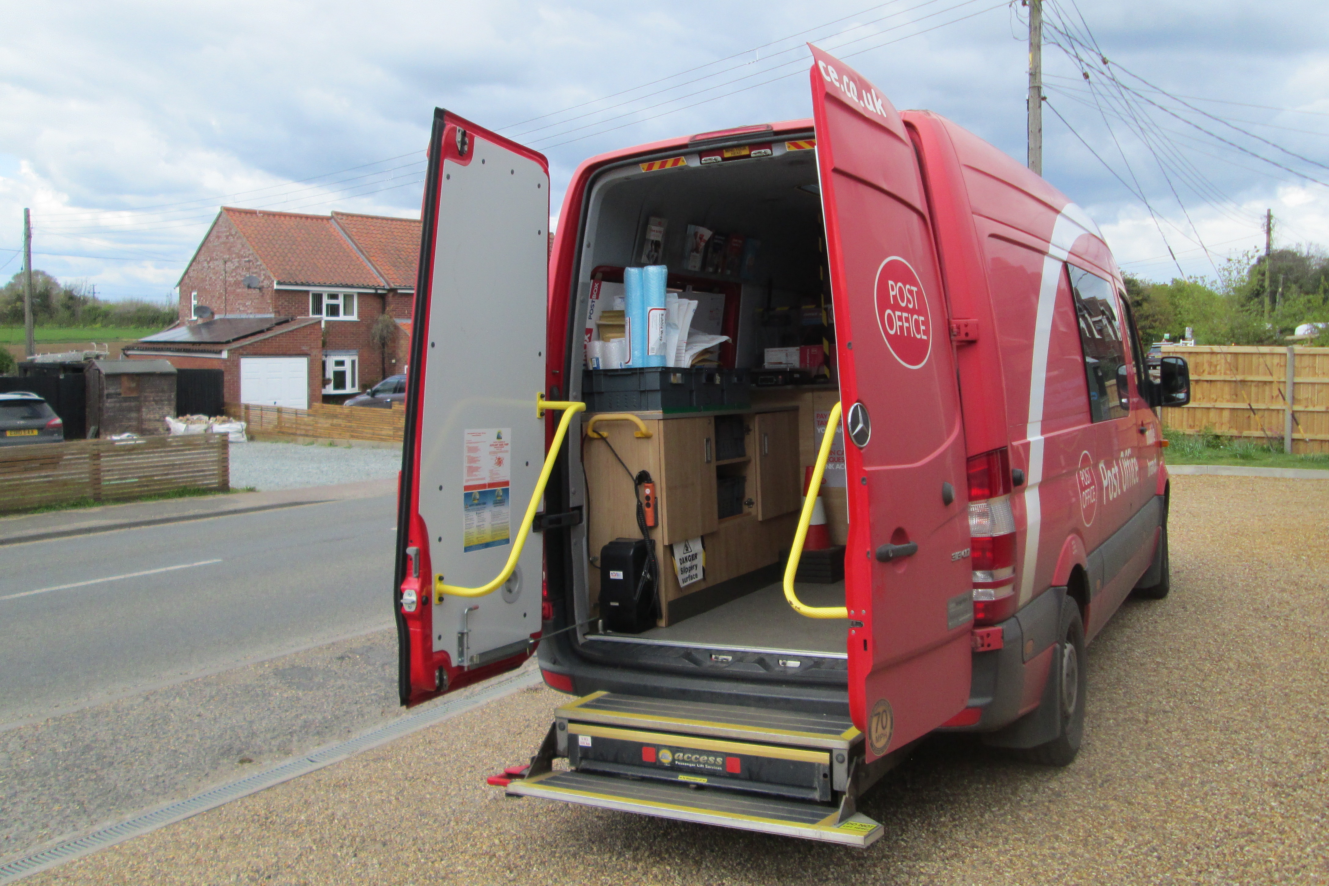The new mobile post office