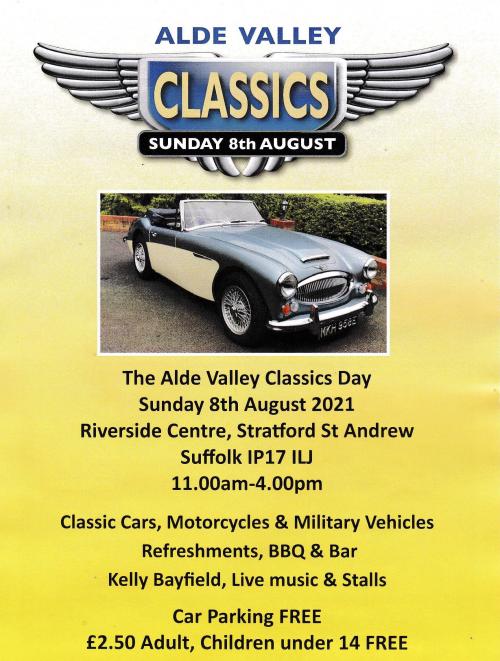 210808 Alde Valley Classics Day flyer