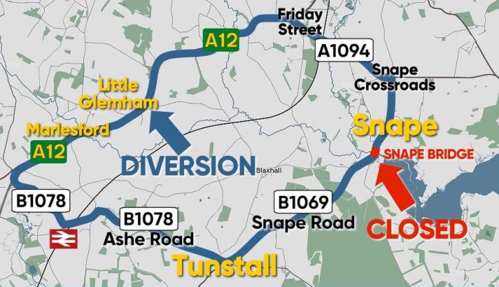 Snape Bridge closure